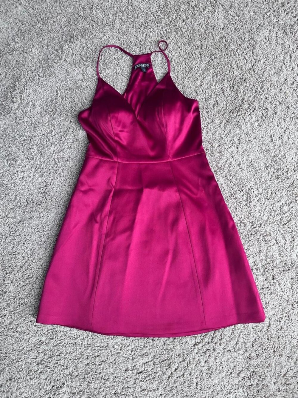 Express Wine Mini Dress